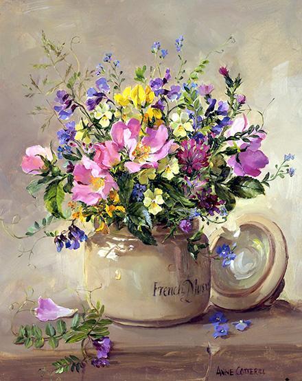 Anne Cotterill Birthday Card - Summer Wild Flowers