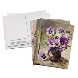 Anne Cotterill Flower Art Postcard Set