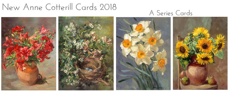 New A Series Flower Cards 2018