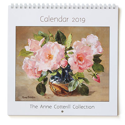 Anne Cotterill Flower Art Calendar 2019