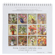 Anne Cotterill Calendar 2024 - Back showing monthly images