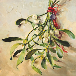 Mistletoe Christmas Card