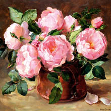 Flower cards and gifts reproduced from Anne Cotterill flower paintings