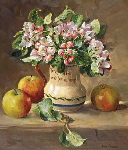 Apple Blossom with Apples - limited edition giclee print