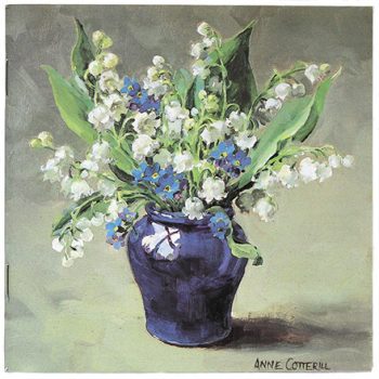 Notebook of Lily-of-the-Valley and forget-me-nots by Anne Cotterill