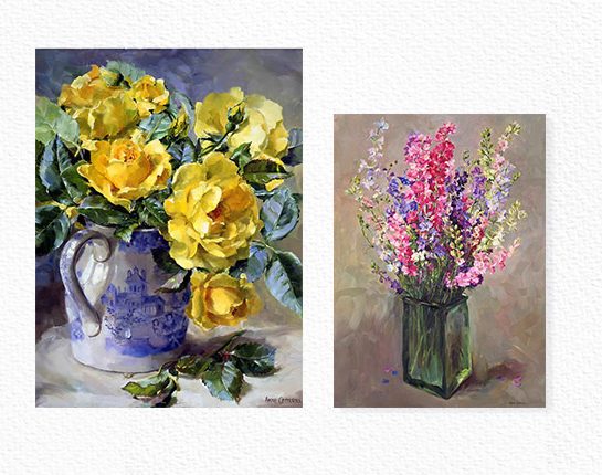 July Birthday Flower Cards